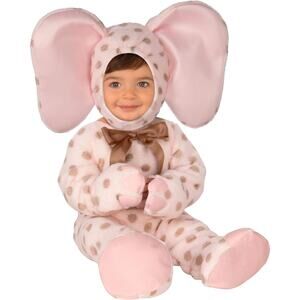 Happy Baby Elephant 6-12 Months Polka Dot Floppy Ears Custom Party Photo Shoot